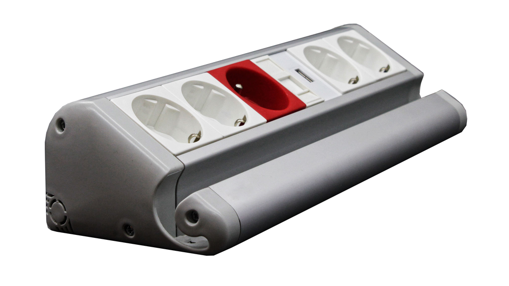 [1212] 12 Modül Raf Alti Socket Kutusu. Empty Mevcut Modüller: 5 - 8 - 12 - 16