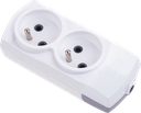 2 Gang with UPS With Terminal Group Socket (Child-Safe)