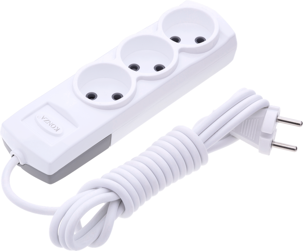 3 GANG GROUP SOCKET + 2M CABLE