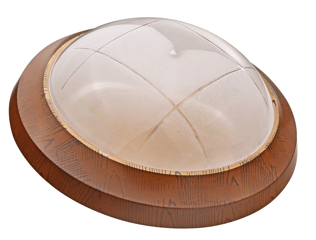 [0205 C] Koza Double-Lamp Luminaire Walnut