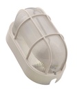 Oval Butterfly Luminaire - White