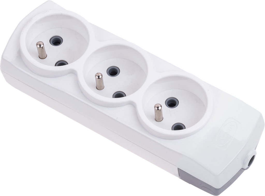 [3000U] 3 Gang with UPS With Terminal Group Socket (Child-Safe)