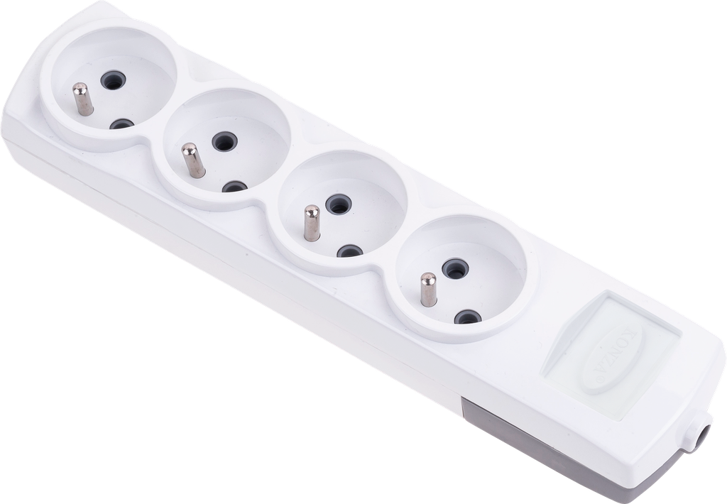 [4000U] 4 Gang with UPS With Terminal Group Socket (Child-Safe)