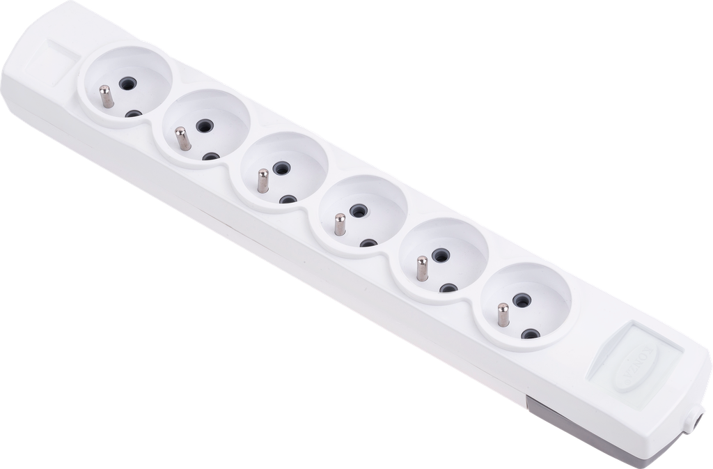[6000U] 6 Gang with UPS With Terminal Group Socket (Child-Safe)