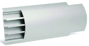 [KON 04 6003] 20X90 ALÜMİNYUM BALIK SIRTI KABLO KANALI 1 METRE