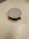 4 Module + 2 Jack Round Under-Floor Socket Box