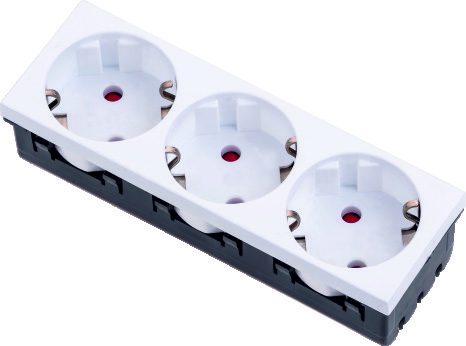 [KON 07 1304] 45X45 DÖRTLÜ شبكة مأخذ ( EĞİK )
