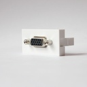 45 X 22,5 VGA GİRİŞ ÇIKIŞ DİŞİ (DÜZ)